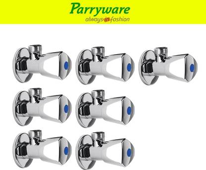 Parryware Trigon Brass angle valveTap set of 7 pic 178 Trigon brass angle valveTap with wall flange Angle Cock Faucet