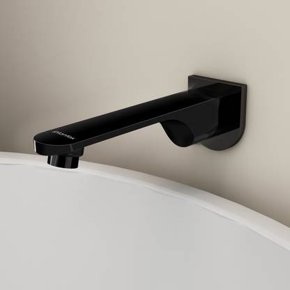 Plantex Pure Brass Bath Tub Spout for Bathroom/Bath Tub Spout with Wall Flange (APS-ORN-221,Black) Spout Faucet