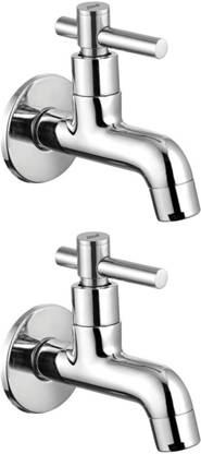 DRIZZLE TRM101-2 Tarim Bib Cock Brass | Chrome Plated | Foam Flow (Combo of 2 Pieces) Bib Tap Faucet