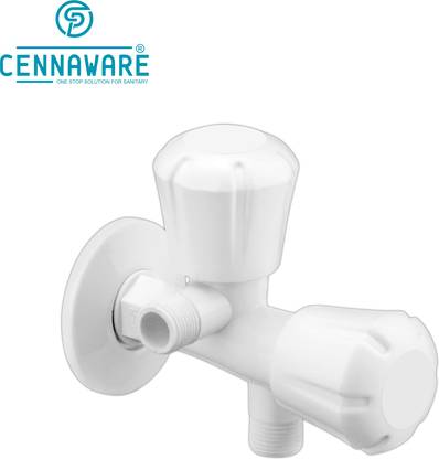 CENNAWARE DS-467 PTMT DIAMOND SERIES DS-467 2 WAY ANGLE TAP/VALVE WITH WALL FLANGE Angle Valve Faucet