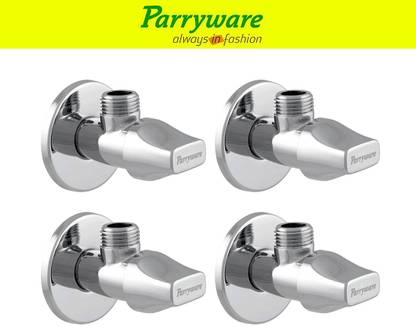Parryware Standard Brass angle valveTap set of 4 pic 149 Standard brass angle valveTap with wall flange Angle Valve Faucet