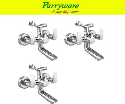 Parryware Primo Wall Mixer with Crutch For hand Shower Provision set of 3 pic 239 Wall Mixer with hand Shower Provision Wall Mixer Faucet