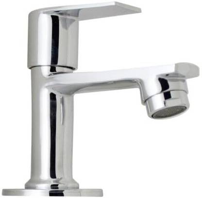 Viking by Viking Brass Wash Basin Pillar Tap - Thread Size 15mm (1/2") -Outer, Finish Polished CP Polished CP,Elegant Wash Basin Tap, Reliable Water Control Pillar Tap Faucet