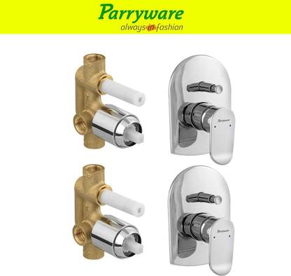 Parryware Alpha conceald diverter body + upper trim set of 2 pic 365 Alpha Diverter with upper trim Diverter Faucet
