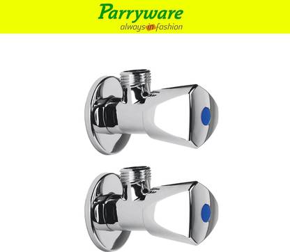 Parryware Trigon Brass angle valveTap set of 2 pic 221 Trigon brass angle valveTap with wall flange Angle Valve Faucet