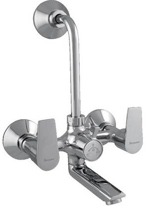 Parryware Praseo Wall mixer 2 in 1 with l bend 1354202 Praseo Brass L bend wall mixer 2 in 1 Mixer Faucet