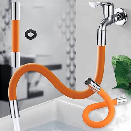 cv technology Household 360 Degree Flexible Extension Hose Silicone Adjustable Sink Drain Pipe Adjustable Tap Faucet Extender || Flexible Pipe Extension 360° Degree Rotating Health  Faucet