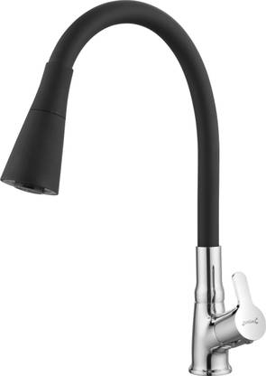 JINDAL Swan Neck Pillar Cock Faucet With Flixible Spout/ 360 Degree Rotation Tap for Bathroom&Kitchen/Pillar Cock Faucet/Double Flow Pillar Tap Faucet