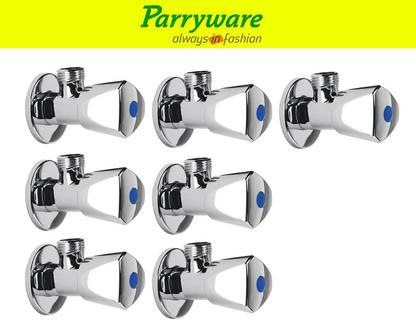 Parryware Trigon Brass angle valveTap set of 7 pic 026 Trigon brass angle valveTap with wall flange Angle Valve Faucet