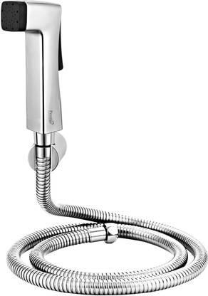 Prestige X-Flo High Pressure ABS Health Faucet | Jet Spray for Toilet with 1.0 Meter Flexible Hose Pipe and Wall hook Health  Faucet