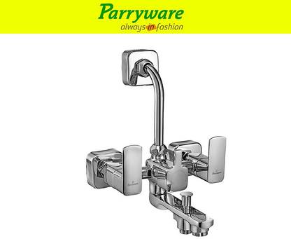 Parryware Quattro brass wall mixer 3 in 1 hot and cold set of 1 pic 045 Quattro wallmixer 3 in 1 hot and cold water mixer Wall Mixer Faucet