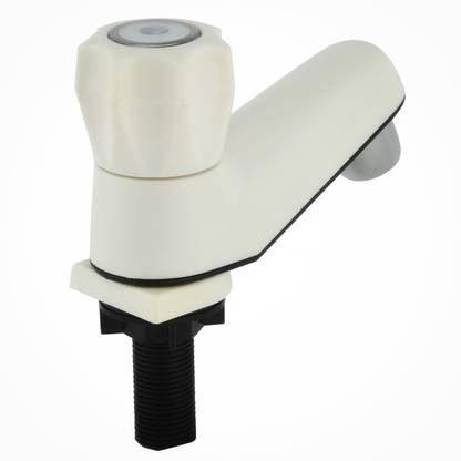 बाथ गुरु ABS Plastic Heavy Quality Quarter Turn Wash Basin Sink Pillar Cock Taps for Bathroom Kitchen पिलर टैप नल
