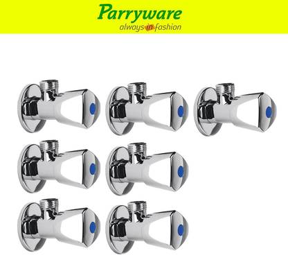 Parryware Trigon Brass angle valveTap set of 7 pic 329 Trigon brass angle valveTap with wall flange Angle Valve Faucet