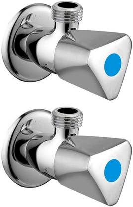 Floyd Triangle Disk Angle Valve for Bathroom Angle Valve for Wash Basin Faucet Set