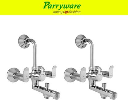 Parryware Alpha brass wall mixer 3 in 1 set of 2 pic 359 Alpha wallmixer 3 in 1 Wall Mixer Faucet