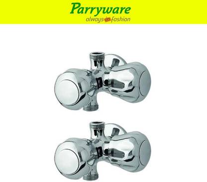 Parryware Jasper brass two way angle valve set of 2 pic 357 Jasper two in one angle valve Angle Valve Faucet