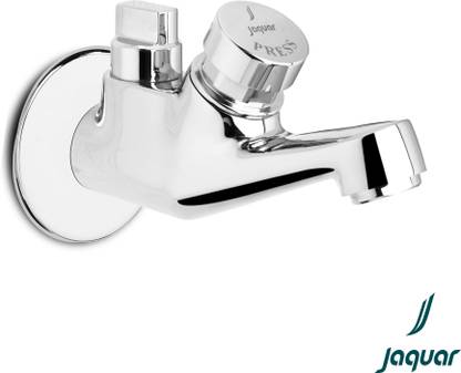 Jaquar Bib Cock Auto Closing System with Built-in Control Cock With Wall Flange Pressmatic | PRS-CHR-043 Push Cock Faucet