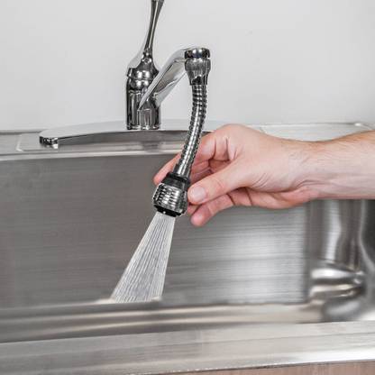 Coozico Flexible Faucet Sprayer Turbo Flex 360 Flexible Faucet Sprayer Water Extender Faucet Set Faucet Set Rotate Flexible Kitchen Tap Water Nozzle Saving Filter Faucet Spout Shower Aerator Bathroom Kitchen Faucet Accessories Flexible Faucet Sprayer Water Aerator Foam Flow Faucet (Single Handle Installation Type) Instant Hands Free Faucet Swivel Spray Sink Hose Faucet hose spray Faucet Set
