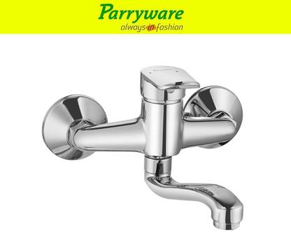 Parryware Alpha Wall Mounted Sink Mixer brass set of 1 pic 184 Alpha Sink mixer Sink Mixer Faucet