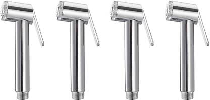 PESCA WC Bidet Toilet Shower Head R/N Sleek ABS Plastic Health Faucet Head - Set of 4 Health  Faucet