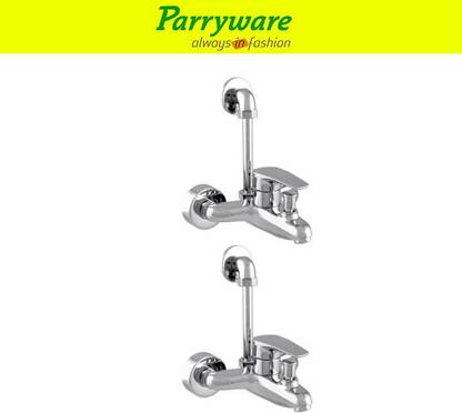 Parryware Primo Wall Mixer with Overhead Shower Provision Bathroom set of 2 pic 191 Wall Mixer with Overhead Shower Provision Wall Mixer Faucet