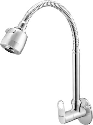 Tapglow Prime Brass Dual Flow Flexible Sink Tap Pillar Tap Faucet