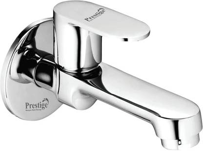 Prestige Brass Ocean Long Body Tap with Wall Flange Bib Tap Faucet  (Wall Mount Installation Type)