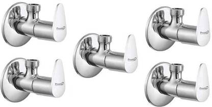 Prestige Premium quality Stainless steel Jazz Angle Valve -Set of 5 Bib Tap Faucet
