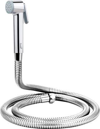 Prestige HAMMER ABS chrome plated health faucet with 1mtr SS Shower Tube and Wall Hook Health  Faucet