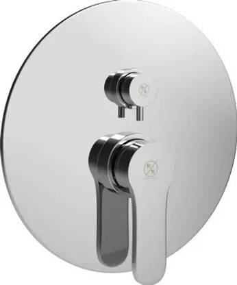 R. N. 3-Way Hi-Flow Diverter Silver Chrome Plated 3WDIV010 Diverter Faucet