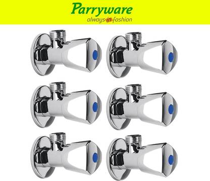 Parryware Trigon Brass angle valveTap set of 6 pic 358 Trigon brass angle valveTap with wall flange Angle Cock Faucet