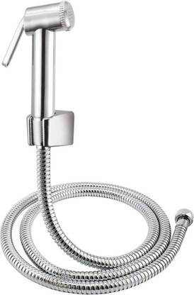 AeoFit Long conti ABS chrome plated health faucet (with 1mtr SS Shower Tube) Wall Hook Health  Faucet