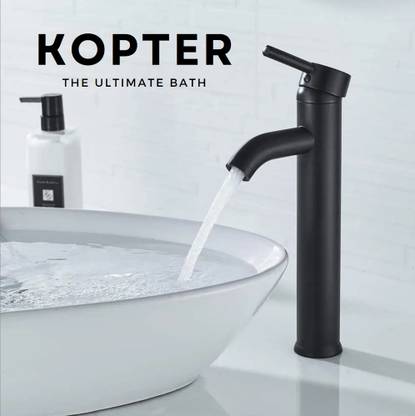 कॉप्टर - Hot & Cold Single Handle Pillar tap Single Lever mixer sink tap 12 inch Tall Single Lever Pillar Sink Tap For Washbasin /Bathroom Sink पिलर टैप नल