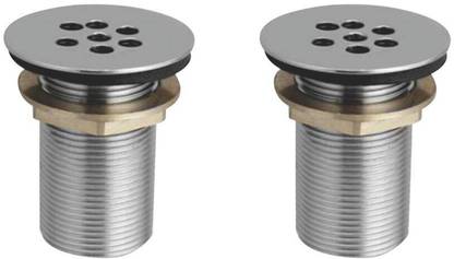 KAMAL WCL-0463-S2 Flat Waste Coupling Crystal (Set of 2) Health  Faucet