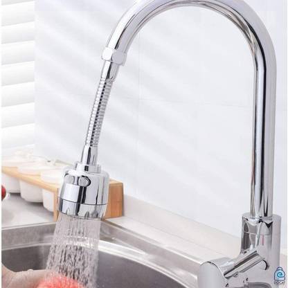 Dherik Tradworld Swivel Sink Faucet Extended Bubbler Tap Aerator Water Saving Filter Tap Spray 360° Swivel Sink Faucet Extended Bubbler Tap Bib Tap Faucet