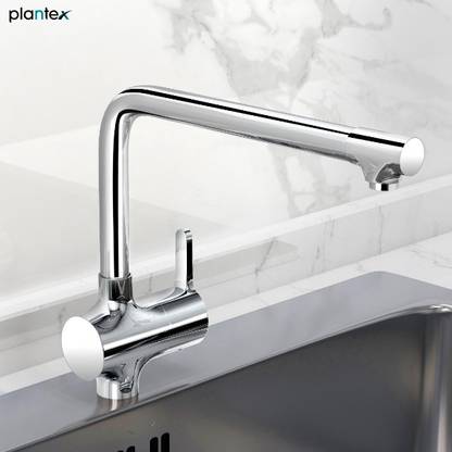 Plantex Brass Swan Neck with Swivel Spout/Tap for Kitchen Sink/Single Lever Faucet Swan Neck  Faucet