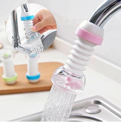 RKVILLA 360 Adjustable Rotating Kitchen Sink Tap Water Saving Nozzle Shower Head Faucet Multiple Regulator Faucet Nozzle