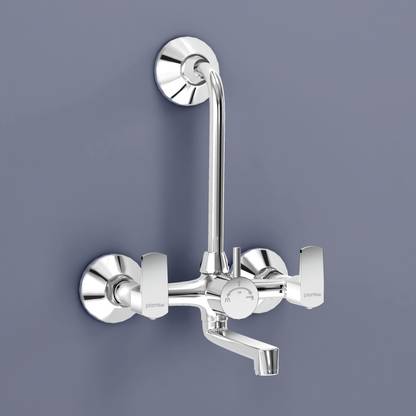 Plantex 2 in 1 Wall Mixer/Wall Mounted Over Head Shower with Teflon Tap -(APS-1299,Saga) APS-1299,Saga Basin Mixer Faucet