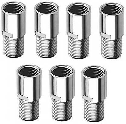 Clinton BRASS 1.5 INCH" EXTENSION NIPPLE FOR PIPE FITTINGS (PACK OF-7) Stop Cock Faucet