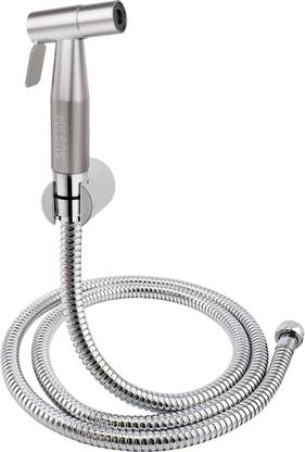 Cliquin KSHF2241 Boltt 150cm Stainless Steel Bidet Spray With SS-304 Grade 1.5 Meter Flexible Hose Pipe Health  Faucet
