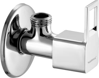Ramya CUBE Angle Tap Brass For Bathroom and Kitchen Chrome Finish Angle Cock Faucet