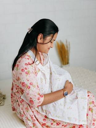 Firstin Cotton Nursing Cover for Breastfeeding Feeding Cloak