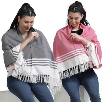Kowsi Mother's Breast Feeding & Nursing shawl (pack of 2) Feeding Cloak