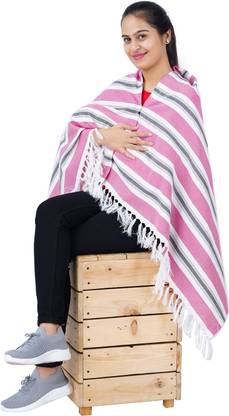 BABYFLYi Breast Feeding Shawl/ Nursing Cover for Women & Mothers -Pink Feeding Cloak