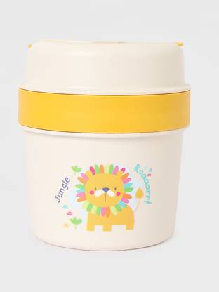 JUNIORS by Babyshop Printed Milkshake Cup with Spoon  - Pu Polyurethane