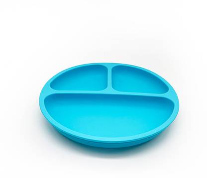 Zibuyu Baby Suction Plates for Baby Feeding with 4 Strong Suction Cups, Silicone  - Silicone