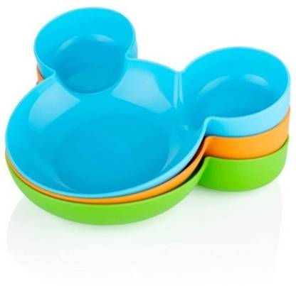 Runaksh Micky 3 Plates  - plastic