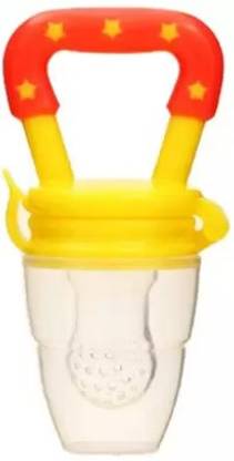 HS MART. Fruit and Food Nibbler, sucker & Feeding Pacifier Feeder Green  - Silicone