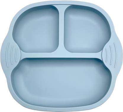 YOMITH Silicone Baby Plate, Divided Super Suction Dish for Toddler Infant Kids  - Food-Grade Silicone