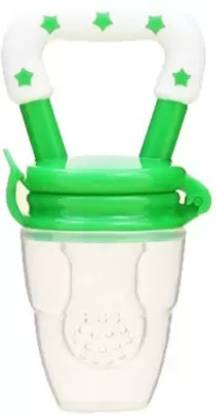 HS MART. Fruit and Food Nibbler, sucker & Feeding Pacifier Feeder Green  - Silicone